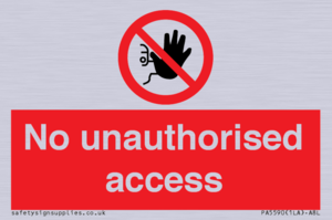 No unauthorised access